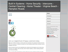 Tablet Screenshot of builtinsystems.com